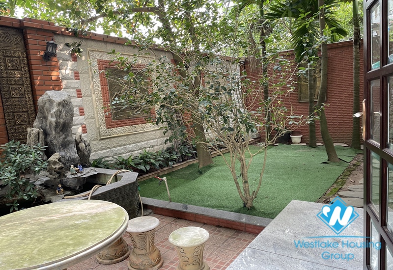 Corner 5 beds house for rent in Ciputra, Tay Ho